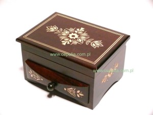 Wooden handmade casette - for jewellery  CK-44