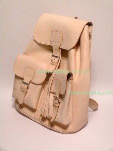 Shool bag handmade of youfte leather - CP- W-2