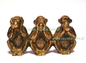 Famous Three monkeys - made of brass